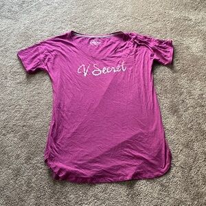 Victoria's Secret Purple Night Shirt SIZE M